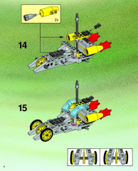 LEGO 6492 instructions page 8 – build guide