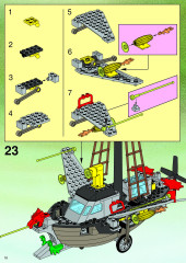 LEGO 6493 instructions page 18 – build guide