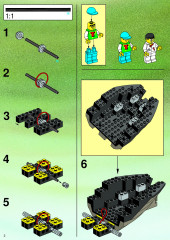 LEGO 6493 instructions page 2 – build guide