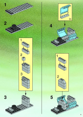 LEGO 6493 instructions page 9 – build guide