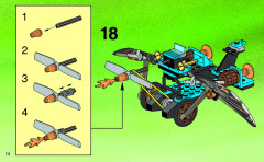 LEGO 6495 instructions page 14 – build guide