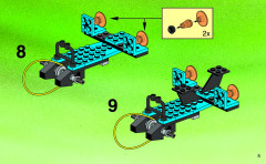 LEGO 6495 instructions page 5 – build guide