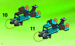 LEGO 6495 instructions page 6 – build guide