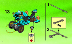 LEGO 6495 instructions page 8 – build guide