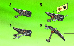 LEGO 6495 instructions page 9 – build guide