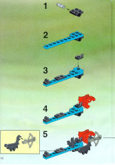 LEGO 6496 instructions page 10 – build guide