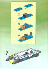 LEGO 6496 instructions page 6 – build guide