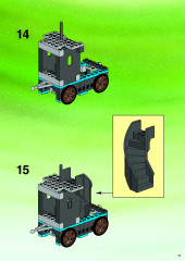 LEGO 6497 instructions page 17 – build guide