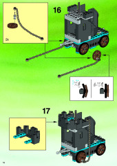 LEGO 6497 instructions page 18 – build guide