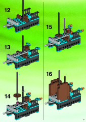 LEGO 6497 instructions page 9 – build guide