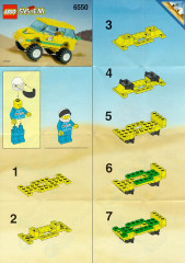 LEGO 6550 instructions page 1 – build guide