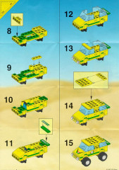 LEGO 6550 instructions page 2 – build guide
