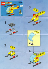 LEGO 6554 instructions page 1 – build guide