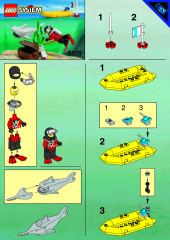 LEGO 6555 instructions page 1 – build guide