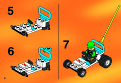 LEGO 6572 instructions page 4 – build guide