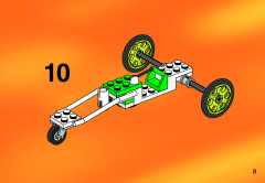 LEGO 6572 instructions page 9 – build guide