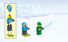 LEGO 6573 instructions page 2 – build guide