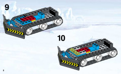 LEGO 6573 instructions page 8 – build guide