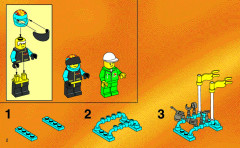 LEGO 6580 instructions page 2 – build guide