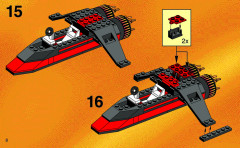 LEGO 6580 instructions page 8 – build guide