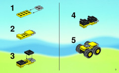 LEGO 6581 instructions page 9 – build guide