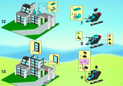 LEGO 6598 instructions page 9 – build guide