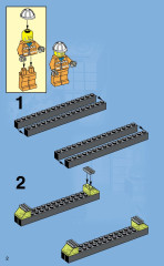 LEGO 6600 instructions page 2 – build guide