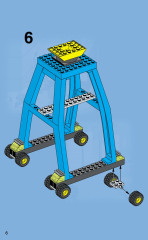 LEGO 6600 instructions page 6 – build guide