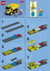 LEGO 6600 instructions page 1 – build guide