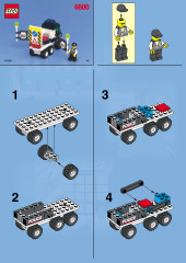 LEGO 6600 instructions page 1 – build guide