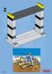 LEGO 6600 instructions page 2 – build guide