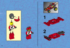 LEGO 6602 instructions page 2 – build guide