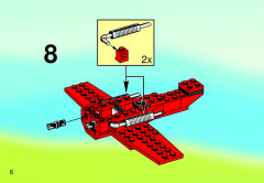 LEGO 6615 instructions page 6 – build guide