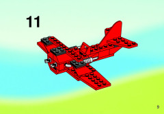 LEGO 6615 instructions page 9 – build guide