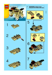 LEGO 66208 instructions page 1 – build guide