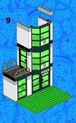 LEGO 6636 instructions page 9 – build guide