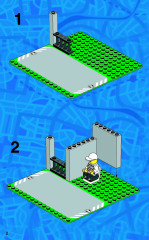 LEGO 6636 instructions page 2 – build guide