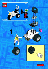 LEGO 6636 instructions page 1 – build guide