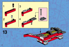 LEGO 6713 instructions page 6 – build guide