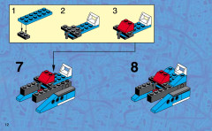 LEGO 6714 instructions page 12 – build guide