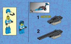 LEGO 6714 instructions page 2 – build guide