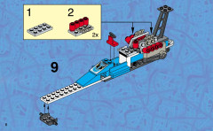 LEGO 6714 instructions page 6 – build guide