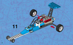 LEGO 6714 instructions page 8 – build guide