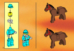 LEGO 6716 instructions page 2 – build guide