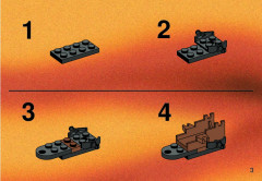 LEGO 6716 instructions page 3 – build guide