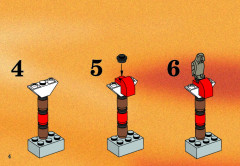 LEGO 6718 instructions page 4 – build guide