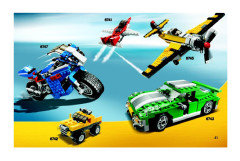 LEGO 6743 instructions page 41 – build guide