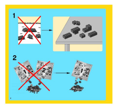LEGO 6745 instructions page 2 – build guide