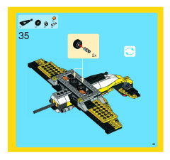 LEGO 6745 instructions page 35 – build guide