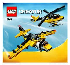 LEGO 6745 instructions page 1 – build guide